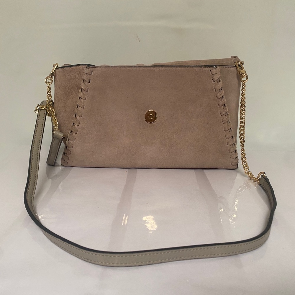 Milly Synthetic Whipstitch Clutch